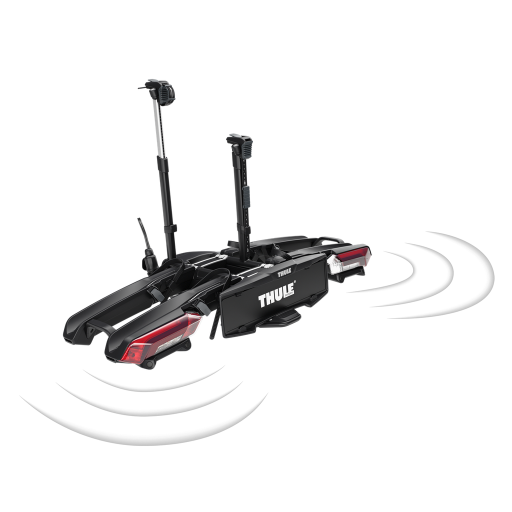 Thule Epos ParkSecure Premium klappbarer mit Parksensoren zwei Fahrräder