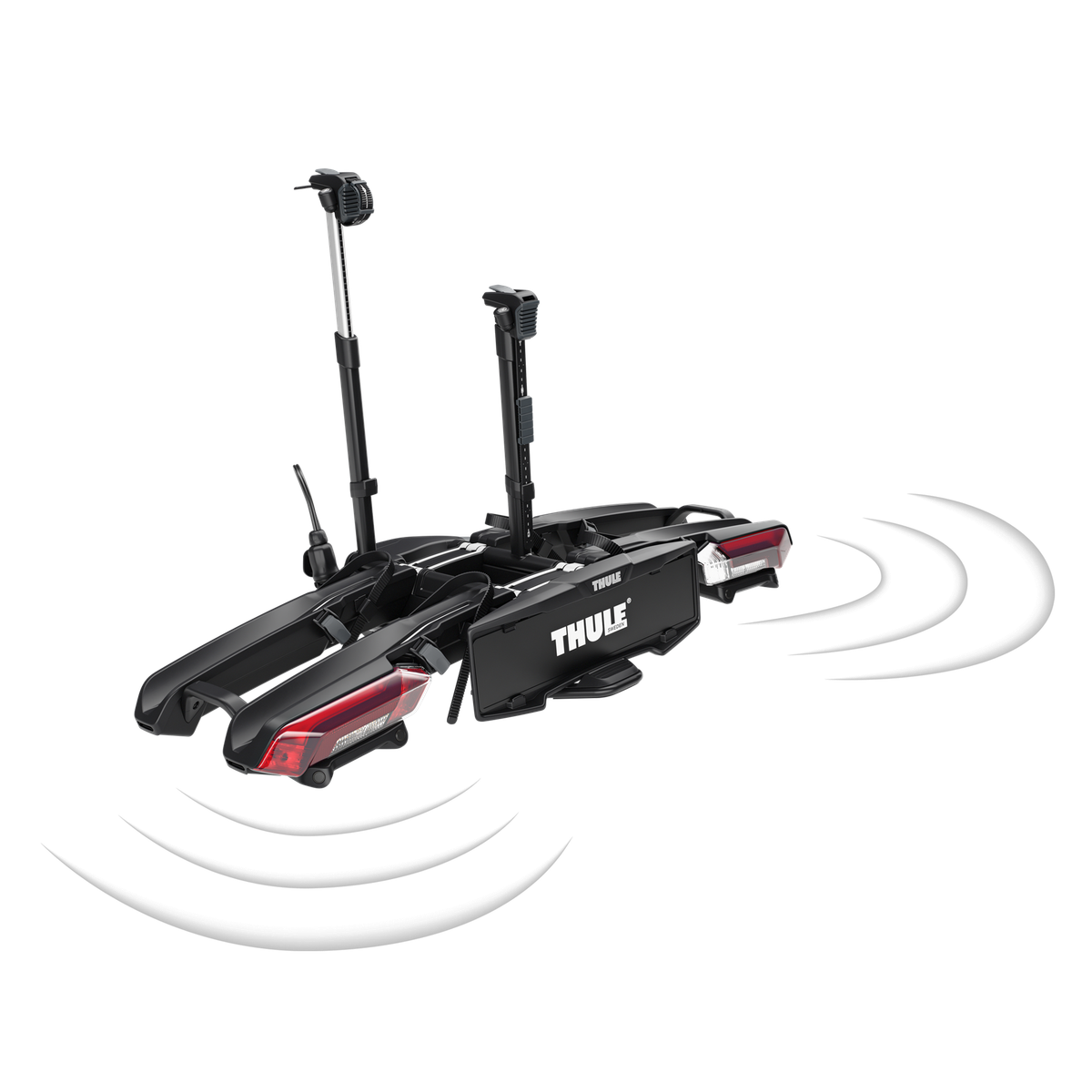 Thule Epos ParkSecure Premium klappbarer mit Parksensoren zwei Fahrräder