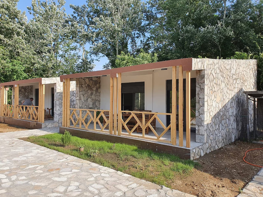 Bungalow blau Lagune Kroatien für 4 Person pro nach 75€