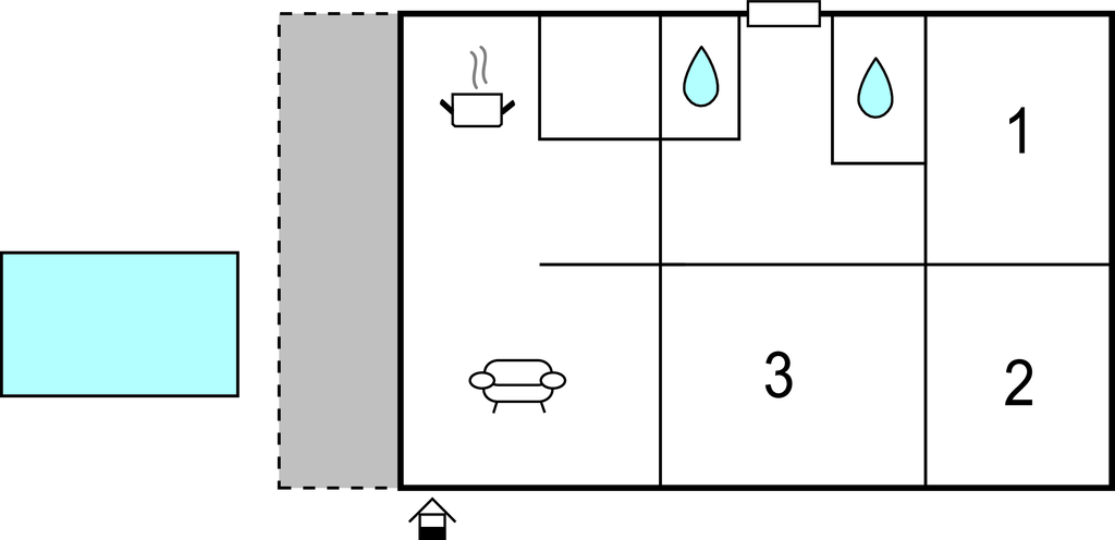 Apartment - Pula , Croatia 2 Gäste 114€