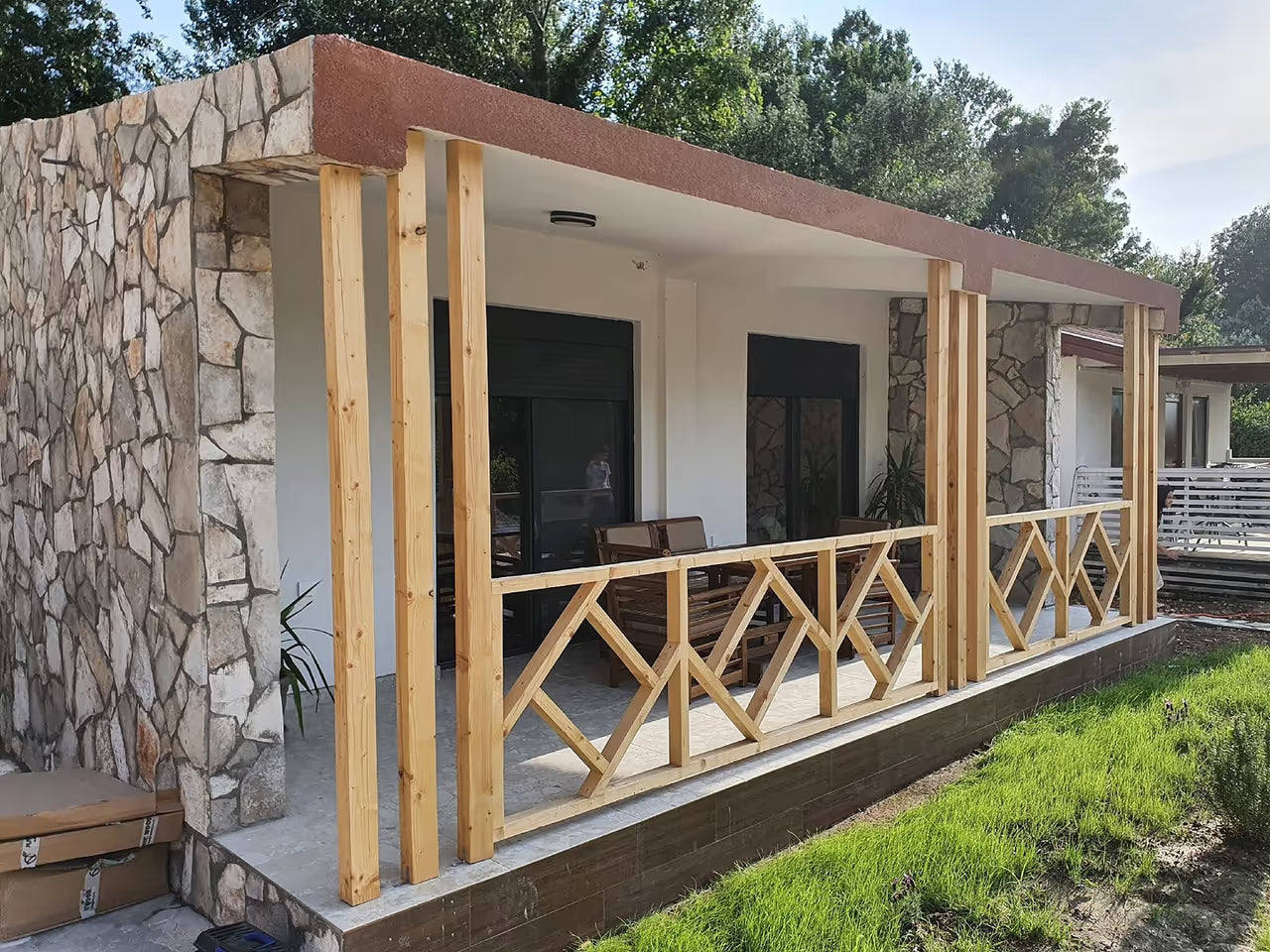 Bungalow blau Lagune Kroatien für 4 Person pro nach 75€